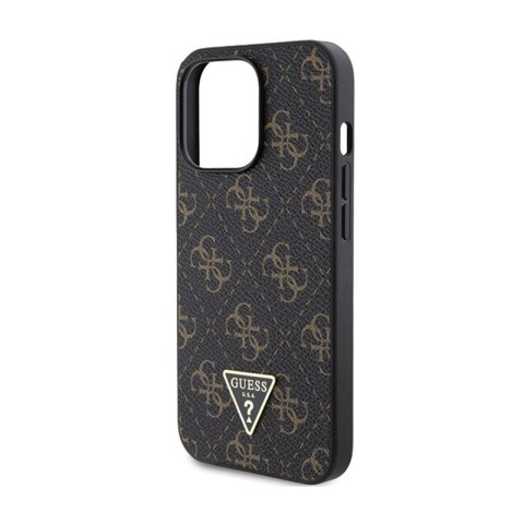 Guess 4G Triangle Metal Logo - Etui iPhone 13 Pro Max (czarny) Guess 4G Triangle Metal Logo - Etui iPhone 13 Pro Max (czarny)