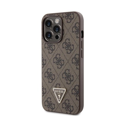 Guess Crossbody 4G Metal Logo - Etui iPhone 13 Pro (brązowy) Guess Crossbody 4G Metal Logo - Etui iPhone 13 Pro (brązowy)