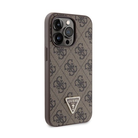Guess Crossbody 4G Metal Logo - Etui iPhone 13 Pro (brązowy) Guess Crossbody 4G Metal Logo - Etui iPhone 13 Pro (brązowy)