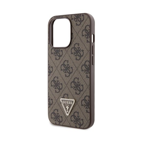Guess Crossbody 4G Metal Logo - Etui iPhone 13 Pro (brązowy) Guess Crossbody 4G Metal Logo - Etui iPhone 13 Pro (brązowy)