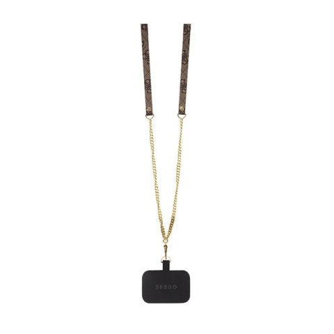 Guess Crossbody 4G Metal Logo - Etui iPhone 15 Pro (brązowy) Guess Crossbody 4G Metal Logo - Etui iPhone 15 Pro (brązowy)