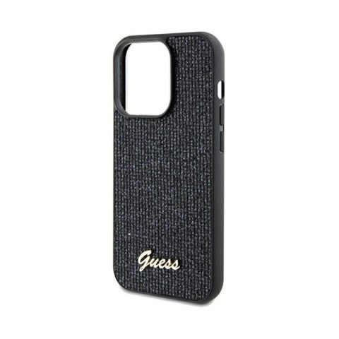 Guess Disco Metal Script - Etui iPhone 13 Pro Max (czarny) Guess Disco Metal Script - Etui iPhone 13 Pro Max (czarny)