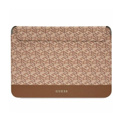 Guess GCube Stripes Computer Sleeve - Etui na notebooka 14" (Brązowy) Guess GCube Stripes Computer Sleeve - Etui na notebooka 14" (Brązowy)