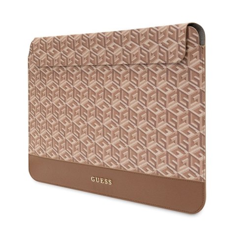 Guess GCube Stripes Computer Sleeve - Etui na notebooka 14" (Brązowy) Guess GCube Stripes Computer Sleeve - Etui na notebooka 14" (Brązowy)