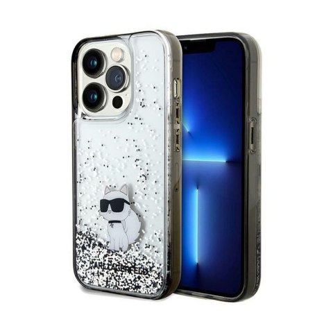 Karl Lagerfeld Liquid Glitter Choupette - Etui iPhone 14 Pro (przezroczysty) Karl Lagerfeld Liquid Glitter Choupette - Etui iPhone 14 Pro (przezroczysty)