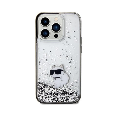 Karl Lagerfeld Liquid Glitter Choupette - Etui iPhone 14 Pro (przezroczysty) Karl Lagerfeld Liquid Glitter Choupette - Etui iPhone 14 Pro (przezroczysty)