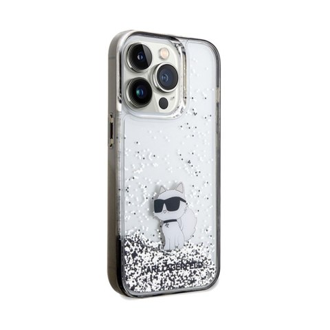 Karl Lagerfeld Liquid Glitter Choupette - Etui iPhone 14 Pro (przezroczysty) Karl Lagerfeld Liquid Glitter Choupette - Etui iPhone 14 Pro (przezroczysty)