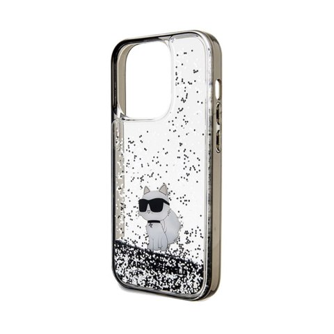 Karl Lagerfeld Liquid Glitter Choupette - Etui iPhone 14 Pro (przezroczysty) Karl Lagerfeld Liquid Glitter Choupette - Etui iPhone 14 Pro (przezroczysty)