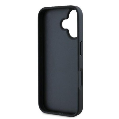 Karl Lagerfeld Monogram Karl & Chaoupette Head Pin - Etui iPhone 16 Plus (czarny) Karl Lagerfeld Monogram Karl & Chaoupette Head Pin - Etui iPhone 16 Plus (czarny)