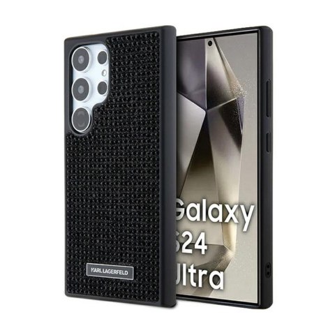 Karl Lagerfeld Rhinestone Metal Logo - Etui Samsung Galaxy S24 Ultra (czarny) Karl Lagerfeld Rhinestone Metal Logo - Etui Samsung Galaxy S24 Ultra (czarny)