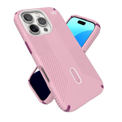 Speck Presidio2 Grip ClickLock & MagSafe - Etui iPhone 16 Pro (Wednesday Pink / Boysenberry Purple / White) Speck Presidio2 Grip ClickLock & MagSafe - Etui iPhone 16 Pro (Wednesday Pink / Boysenberry Purple / White)