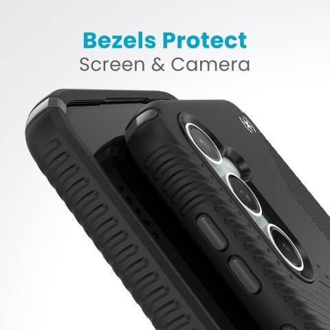 Speck Presidio2 Grip - Etui Samsung Galaxy S23 FE (Black/Black/White) Speck Presidio2 Grip - Etui Samsung Galaxy S23 FE (Black/Black/White)