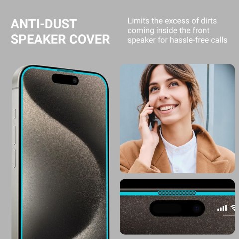Crong EasyShield 2-Pack - Szkło hartowane iPhone 14 Pro (2 sztuki) Crong EasyShield 2-Pack - Szkło hartowane iPhone 14 Pro (2 sztuki)