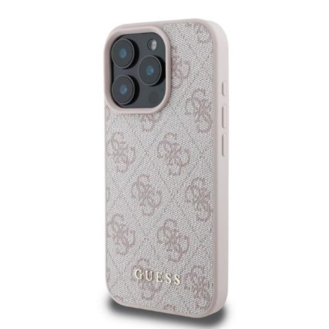 Guess 4G Classic - Etui iPhone 16 Pro (różowy) Guess 4G Classic - Etui iPhone 16 Pro (różowy)