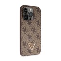Guess Crossbody 4G Metal Logo - Etui iPhone 14 Pro Max (brązowy)