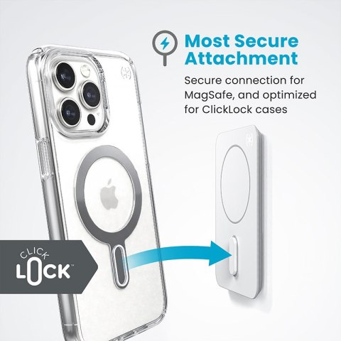 Speck Everywhere Mount + ClickLock - Uchwyt magnetyczny MagSafe (biały) Speck Everywhere Mount + ClickLock - Uchwyt magnetyczny MagSafe (biały)