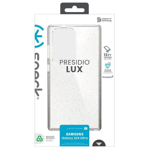 Speck Presidio Lux Glitter - Etui Samsung Galaxy S24 Ultra (Clear / Gold Glitter) Speck Presidio Lux Glitter - Etui Samsung Galaxy S24 Ultra (Clear / Gold Glitter)