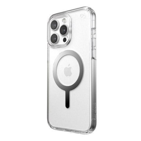Speck Presidio Perfect-Clear MagSafe - Etui iPhone 15 Pro Max (Clear / Chrome Finish / Serene Silver) Speck Presidio Perfect-Clear MagSafe - Etui iPhone 15 Pro Max (Clear / Chrome Finish / Serene Silver)
