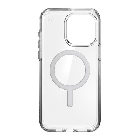 Speck Presidio Perfect-Clear MagSafe - Etui iPhone 15 Pro Max (Clear / Chrome Finish / Serene Silver) Speck Presidio Perfect-Clear MagSafe - Etui iPhone 15 Pro Max (Clear / Chrome Finish / Serene Silver)