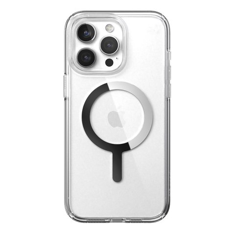 Speck Presidio Perfect-Clear MagSafe - Etui iPhone 15 Pro Max (Clear / Chrome Finish / Serene Silver) Speck Presidio Perfect-Clear MagSafe - Etui iPhone 15 Pro Max (Clear / Chrome Finish / Serene Silver)