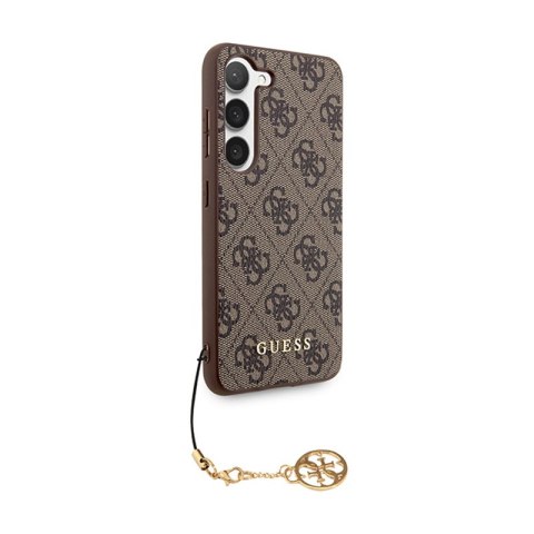 Guess 4G Charms Collection - Etui Samsung Galaxy A35 5G (brązowy) Guess 4G Charms Collection - Etui Samsung Galaxy A35 5G (brązowy)
