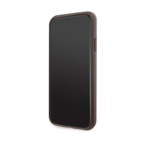 Guess 4G Printed Stripe - Etui iPhone 11 / iPhone XR (brązowy) Guess 4G Printed Stripe - Etui iPhone 11 / iPhone XR (brązowy)