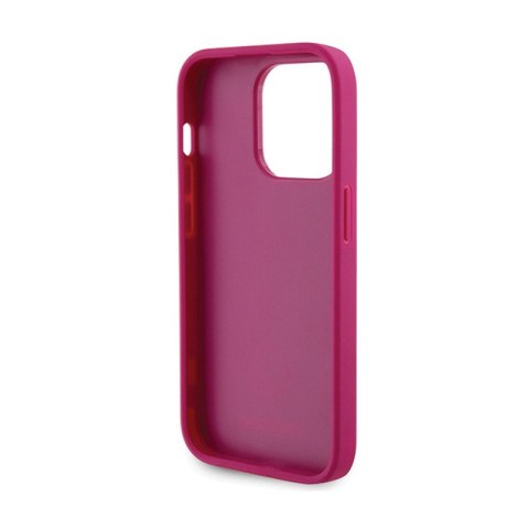 Guess 4G Strass Metal Logo - Etui iPhone 15 Pro Max (różowy) Guess 4G Strass Metal Logo - Etui iPhone 15 Pro Max (różowy)