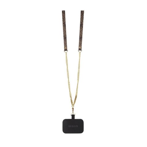 Guess Crossbody 4G Metal Logo - Etui iPhone 12 / iPhone 12 Pro (brązowy) Guess Crossbody 4G Metal Logo - Etui iPhone 12 / iPhone 12 Pro (brązowy)