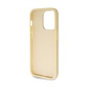Guess Glitter Script Big 4G - Etui iPhone 14 Pro (złoty)
