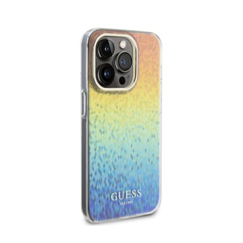 Guess IML Faceted Mirror Disco Iridescent - Etui iPhone 15 Pro (Iridescent) Guess IML Faceted Mirror Disco Iridescent - Etui iPhone 15 Pro (Iridescent)