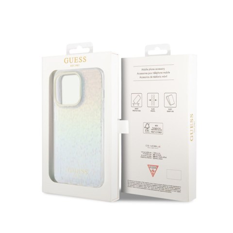 Guess IML Faceted Mirror Disco Iridescent - Etui iPhone 15 Pro (Iridescent) Guess IML Faceted Mirror Disco Iridescent - Etui iPhone 15 Pro (Iridescent)