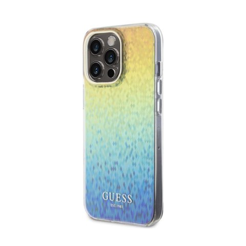 Guess IML Faceted Mirror Disco Iridescent - Etui iPhone 15 Pro Max (Iridescent) Guess IML Faceted Mirror Disco Iridescent - Etui iPhone 15 Pro Max (Iridescent)