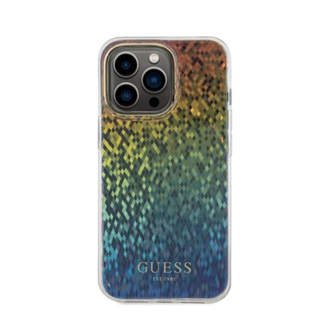 Guess IML Faceted Mirror Disco Iridescent - Etui iPhone 15 Pro Max (Iridescent) Guess IML Faceted Mirror Disco Iridescent - Etui iPhone 15 Pro Max (Iridescent)