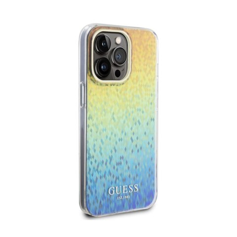 Guess IML Faceted Mirror Disco Iridescent - Etui iPhone 15 Pro Max (Iridescent) Guess IML Faceted Mirror Disco Iridescent - Etui iPhone 15 Pro Max (Iridescent)