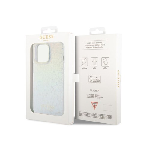 Guess IML Faceted Mirror Disco Iridescent - Etui iPhone 15 Pro Max (Iridescent) Guess IML Faceted Mirror Disco Iridescent - Etui iPhone 15 Pro Max (Iridescent)