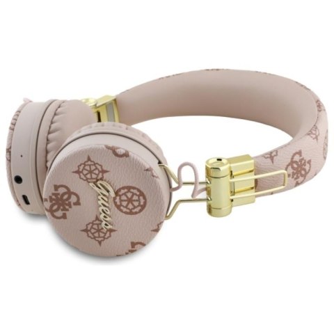 Guess Peony Script Round Shape - Bezprzewodowe słuchawki nauszne Bluetooth ENC (brązowy) Guess Peony Script Round Shape - Bezprzewodowe słuchawki nauszne Bluetooth ENC (brązowy)