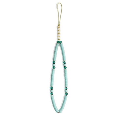 Guess Phone Strap Beads Heishi - Zawieszka do telefonu 25 cm (Blue) Guess Phone Strap Beads Heishi - Zawieszka do telefonu 25 cm (Blue)