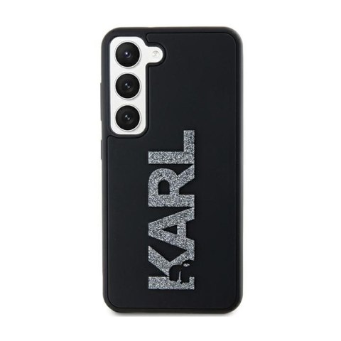 Karl Lagerfeld 3D Rubber Glitter Logo - Etui Samsung Galaxy S23 (czarny) Karl Lagerfeld 3D Rubber Glitter Logo - Etui Samsung Galaxy S23 (czarny)