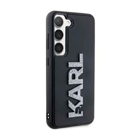 Karl Lagerfeld 3D Rubber Glitter Logo - Etui Samsung Galaxy S23 (czarny) Karl Lagerfeld 3D Rubber Glitter Logo - Etui Samsung Galaxy S23 (czarny)