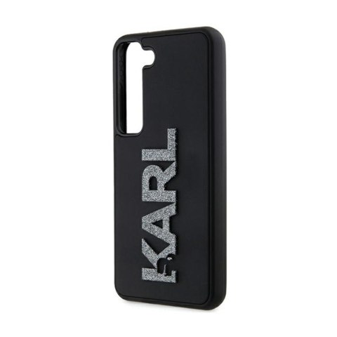 Karl Lagerfeld 3D Rubber Glitter Logo - Etui Samsung Galaxy S23 (czarny) Karl Lagerfeld 3D Rubber Glitter Logo - Etui Samsung Galaxy S23 (czarny)