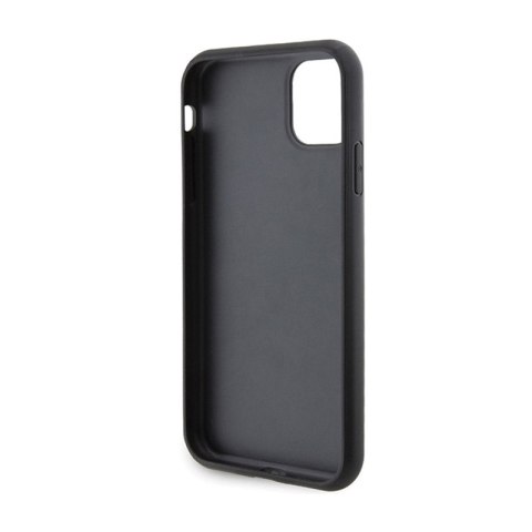 Karl Lagerfeld Gripstand Saffiano Karl & Choupette Pins - Etui iPhone 11 (czarny) Karl Lagerfeld Gripstand Saffiano Karl & Choupette Pins - Etui iPhone 11 (czarny)