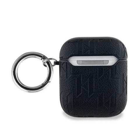 Karl Lagerfeld Monogram Choupette Head - Etui AirPods 1/2 gen (czarny) Karl Lagerfeld Monogram Choupette Head - Etui AirPods 1/2 gen (czarny)