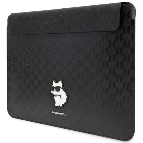Karl Lagerfeld NFT Saffiano Monogram Ikonik Choupette Sleeve - Etui na notebook 14" (Czarny) Karl Lagerfeld NFT Saffiano Monogram Ikonik Choupette Sleeve - Etui na notebook 14" (Czarny)