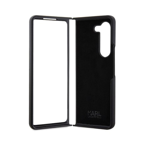 Karl Lagerfeld Silicone Ikonik - Etui Samsung Z Fold 5 (czarny) Karl Lagerfeld Silicone Ikonik - Etui Samsung Z Fold 5 (czarny)