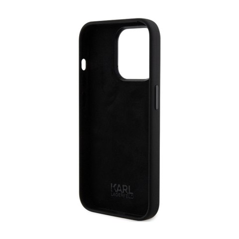 Karl Lagerfeld Silicone Karl & Choupette Heads - Etui iPhone 15 Pro Max (czarny) Karl Lagerfeld Silicone Karl & Choupette Heads - Etui iPhone 15 Pro Max (czarny)