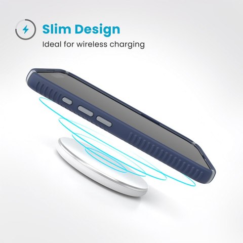 Speck Presidio2 Grip - Etui iPhone 16 (Coastal Blue / Dust Grey / White) Speck Presidio2 Grip - Etui iPhone 16 (Coastal Blue / Dust Grey / White)