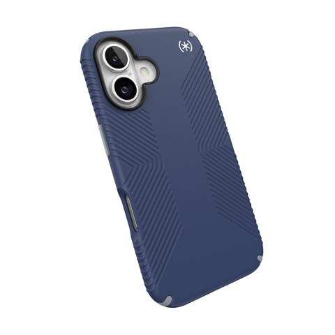 Speck Presidio2 Grip - Etui iPhone 16 (Coastal Blue / Dust Grey / White) Speck Presidio2 Grip - Etui iPhone 16 (Coastal Blue / Dust Grey / White)