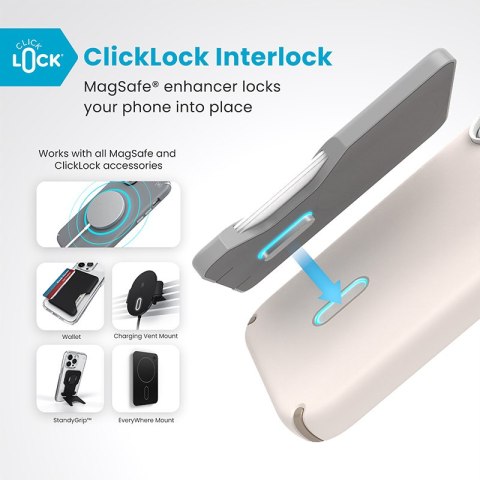 Speck Presidio2 Pro ClickLock & MagSafe - Etui iPhone 16 (Bleached Bone / Heirloom Gold / Hazel Brown) Speck Presidio2 Pro ClickLock & MagSafe - Etui iPhone 16 (Bleached Bone / Heirloom Gold / Hazel Brown)