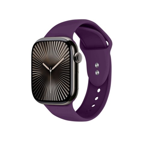 Crong Liquid - Pasek do Apple Watch 38/40/41/42 mm (śliwkowy) Crong Liquid - Pasek do Apple Watch 38/40/41/42 mm (śliwkowy)