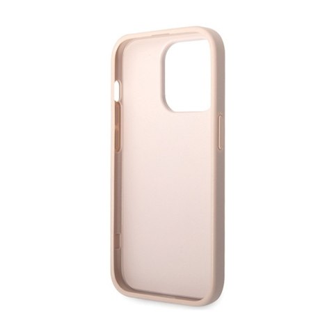 Guess 4G Big Metal Logo - Etui iPhone 15 Pro Max (różowy) Guess 4G Big Metal Logo - Etui iPhone 15 Pro Max (różowy)